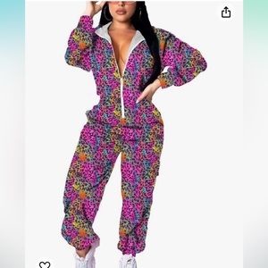 Women’s Windbreaker jumpsuit size Medium